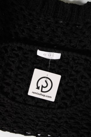 Γυναικείο πουλόβερ Oui, Μέγεθος M, Χρώμα Μαύρο, Τιμή 19,56 €