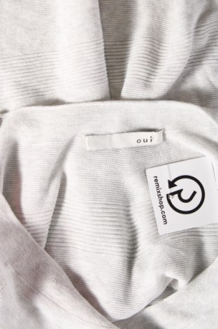 Γυναικείο πουλόβερ Oui, Μέγεθος XL, Χρώμα Γκρί, Τιμή 36,65 €