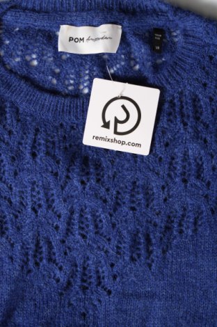 Γυναικείο πουλόβερ POM Amsterdam, Μέγεθος M, Χρώμα Μπλέ, Τιμή 30,28 €