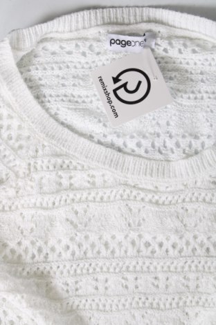 Γυναικείο πουλόβερ Page One, Μέγεθος XS, Χρώμα Λευκό, Τιμή 5,38 €