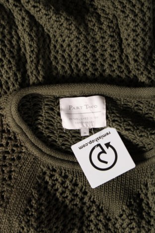 Дамски пуловер Part Two, Размер M, Цвят Зелен, Цена 31,00 лв.