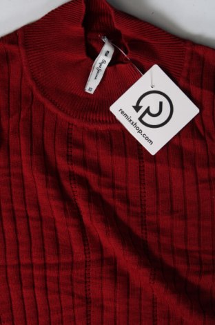 Дамски пуловер Pepe Jeans, Размер XS, Цвят Червен, Цена 33,48 лв.