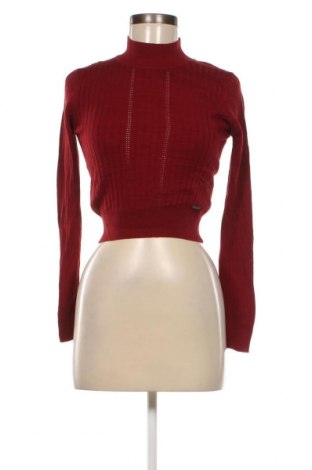 Дамски пуловер Pepe Jeans, Размер XS, Цвят Червен, Цена 33,48 лв.