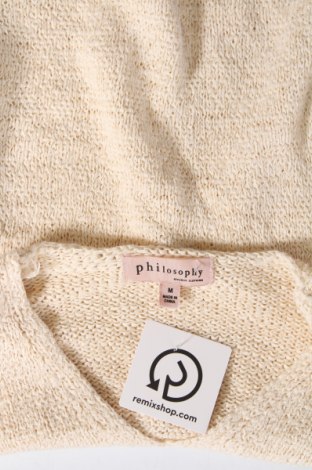 Γυναικείο πουλόβερ Philosophy, Μέγεθος M, Χρώμα Εκρού, Τιμή 7,61 €