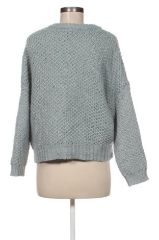 Дамски пуловер Pull&Bear, Размер S, Цвят Син, Цена 15,74 лв.