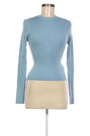 Дамски пуловер Pull&Bear, Размер L, Цвят Син, Цена 19,32 лв.