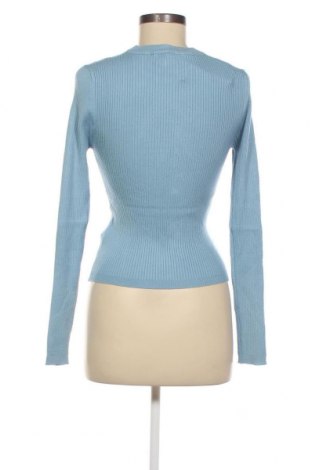 Дамски пуловер Pull&Bear, Размер L, Цвят Син, Цена 24,84 лв.