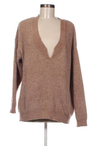 Дамски пуловер Pull&Bear, Размер M, Цвят Кафяв, Цена 30,57 лв.