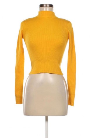 Дамски пуловер Pull&Bear, Размер M, Цвят Жълт, Цена 10,15 лв.