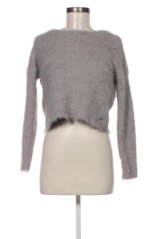 Дамски пуловер Pull&Bear, Размер L, Цвят Сив, Цена 8,41 лв.