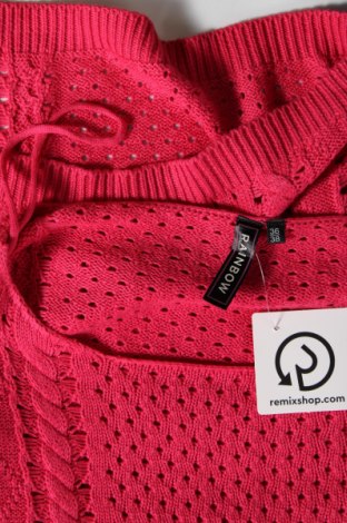 Дамски пуловер Rainbow, Размер S, Цвят Розов, Цена 4,35 лв.