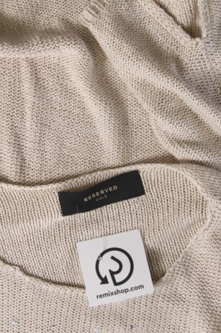 Γυναικείο πουλόβερ Reserved, Μέγεθος S, Χρώμα  Μπέζ, Τιμή 6,28 €