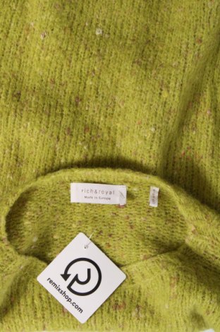 Γυναικείο πουλόβερ Rich & Royal, Μέγεθος XS, Χρώμα Πράσινο, Τιμή 38,97 €