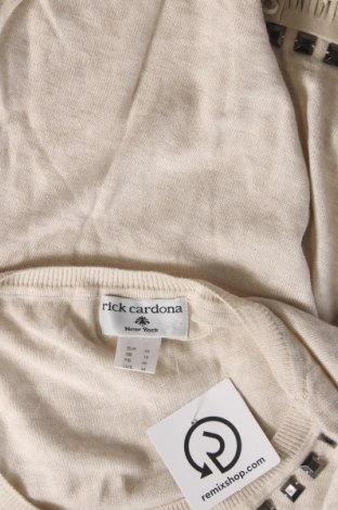 Дамски пуловер Rick Cardona, Размер XL, Цвят Бежов, Цена 22,14 лв.
