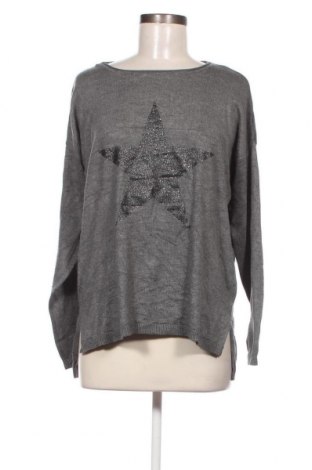 Дамски пуловер Rock Your Curves by Angelina Kirsch, Размер XL, Цвят Сив, Цена 15,66 лв.
