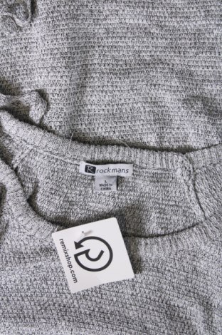 Дамски пуловер Rockmans, Размер L, Цвят Сив, Цена 18,45 лв.
