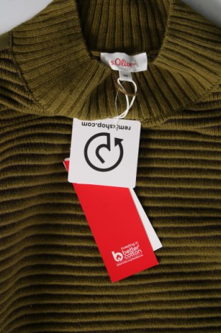 Дамски пуловер S.Oliver, Размер L, Цвят Зелен, Цена 93,00 лв.
