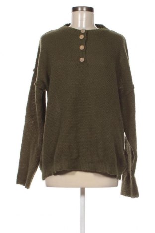 Дамски пуловер SHEIN, Размер L, Цвят Зелен, Цена 7,29 лв.
