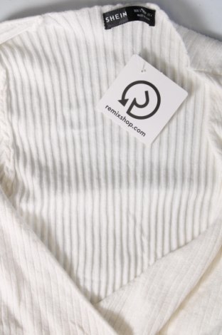 Γυναικείο πουλόβερ SHEIN, Μέγεθος S, Χρώμα Λευκό, Τιμή 6,28 €
