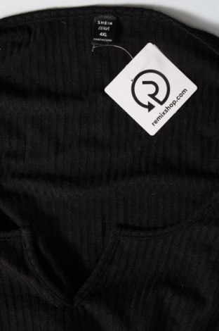 Γυναικείο πουλόβερ SHEIN, Μέγεθος 4XL, Χρώμα Μαύρο, Τιμή 16,86 €