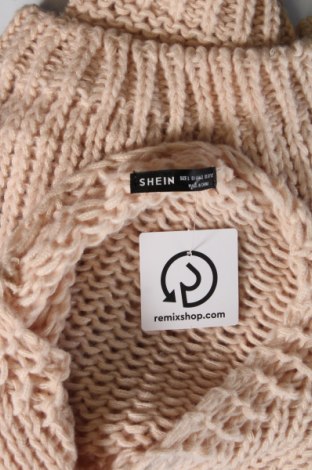 Дамски пуловер SHEIN, Размер L, Цвят Бежов, Цена 8,70 лв.