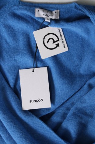 Pulover de femei SUNCOO, Mărime S, Culoare Albastru, Preț 262,50 Lei