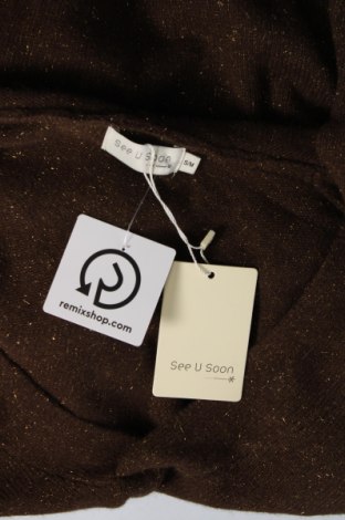 Γυναικείο πουλόβερ See U Soon, Μέγεθος S, Χρώμα Καφέ, Τιμή 14,38 €