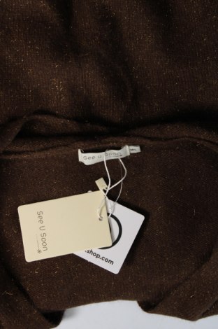 Γυναικείο πουλόβερ See U Soon, Μέγεθος M, Χρώμα Καφέ, Τιμή 14,38 €