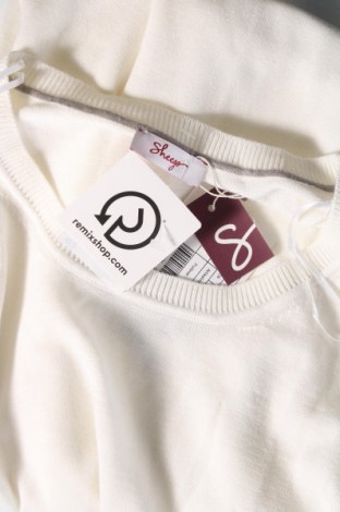 Γυναικείο πουλόβερ Sheego, Μέγεθος XXL, Χρώμα Λευκό, Τιμή 23,97 €