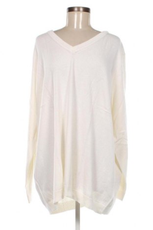 Γυναικείο πουλόβερ Sheego, Μέγεθος 5XL, Χρώμα Λευκό, Τιμή 40,75 €