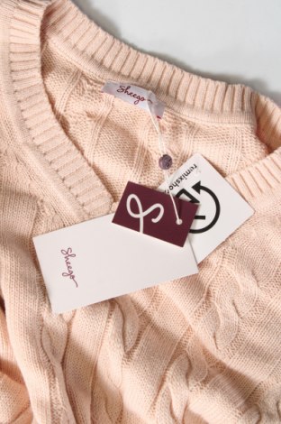 Дамски пуловер Sheego, Размер M, Цвят Бежов, Цена 41,85 лв.