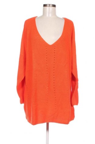 Дамски пуловер Sheego, Размер XXL, Цвят Оранжев, Цена 93,00 лв.