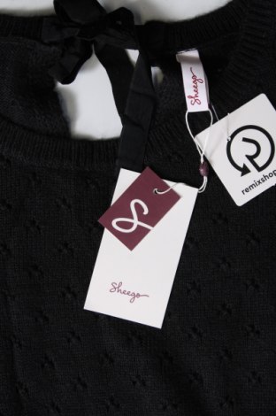 Γυναικείο πουλόβερ Sheego, Μέγεθος XXL, Χρώμα Μαύρο, Τιμή 47,94 €