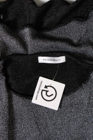 Дамски пуловер Silvian Heach, Размер M, Цвят Сребрист, Цена 37,20 лв.