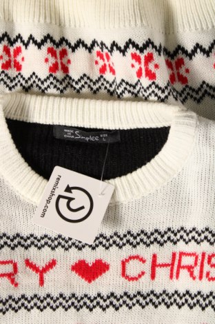 Дамски пуловер Simplee, Размер L, Цвят Многоцветен, Цена 12,30 лв.