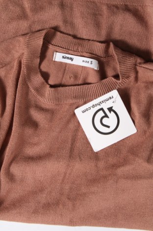 Дамски пуловер Sinsay, Размер S, Цвят Кафяв, Цена 18,06 лв.
