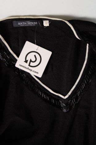 Γυναικείο πουλόβερ Sixth Sens, Μέγεθος L, Χρώμα Μαύρο, Τιμή 6,28 €