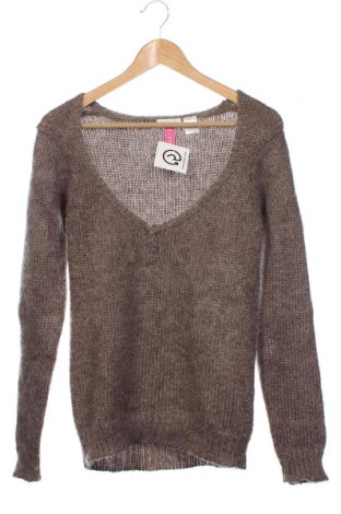 Дамски пуловер Soft Grey, Размер XXS, Цвят Кафяв, Цена 7,33 лв.