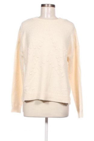 Дамски пуловер Springfield, Размер M, Цвят Екрю, Цена 19,25 лв.