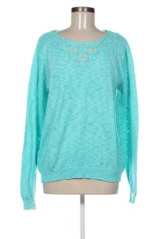 Γυναικείο πουλόβερ Springfield, Μέγεθος XL, Χρώμα Μπλέ, Τιμή 21,83 €