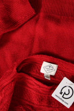 Дамски пуловер St. John's Bay, Размер S, Цвят Червен, Цена 8,70 лв.