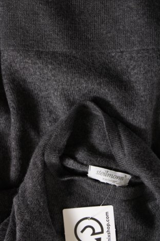 Дамски пуловер Steilmann, Размер L, Цвят Сив, Цена 9,78 лв.