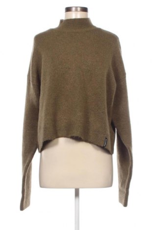 Дамски пуловер Superdry, Размер M, Цвят Зелен, Цена 63,60 лв.
