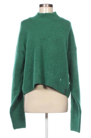 Дамски пуловер Superdry, Размер XL, Цвят Зелен, Цена 94,60 лв.
