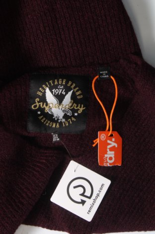 Дамски пуловер Superdry, Размер S, Цвят Червен, Цена 57,24 лв.