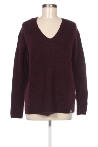 Дамски пуловер Superdry, Размер S, Цвят Червен, Цена 63,60 лв.