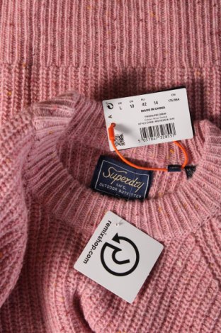 Damski sweter Superdry, Rozmiar L, Kolor Różowy, Cena 152,57 zł