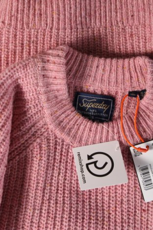 Γυναικείο πουλόβερ Superdry, Μέγεθος M, Χρώμα Ρόζ , Τιμή 29,51 €
