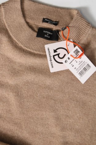Дамски пуловер Superdry, Размер M, Цвят Бежов, Цена 106,00 лв.