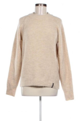 Дамски пуловер Superdry, Размер M, Цвят Бежов, Цена 20,14 лв.